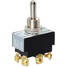 BEP 1002012 DPDT On/Off/On Chrome Plated Toggles
