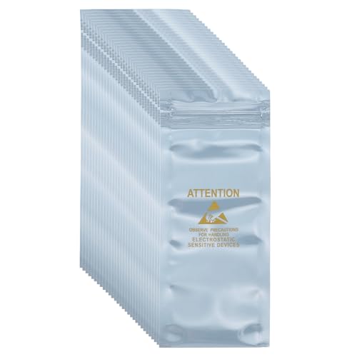 MECCANIXITY 100 Pcs Anti Static Bags 2.4