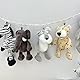 DEANKEJI Kuscheltier Netz zum Aufhängen, 2 Stück Stofftier Aufbewahrung mit 2 Stück Holzringen und 40 Stück Clips, 2 m Plüschtier Aufbewahrung, Aufbewahrung Kuscheltiere, Fotos Spielzeug Aufbewahrung