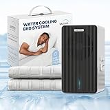 SAITRIO Cooling Mattress Pad, Active Hydro-Powered Bed Cooling System for Night Sweats, Menopause & Hot Sleepers - Ultra-Thin Mattress Topper, Quiet & Clean, Double/Full Size (55'x63' Pad)