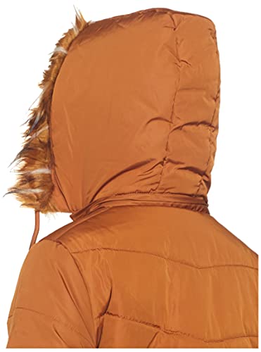 Image of Qube By Fort Collins Women's Regular Fit Nylon Bomber Jacket with Detachable Hood - Stylish & Comfortable Winter Wear
