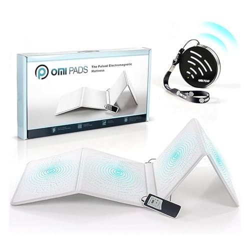 OMI Magnetic Field Therapy Mat - Full Body Mat for General Wellness, Stress, Relaxation & Boosted Energy Levels, Magnetic Field Therapy with Controller & Portable Medallion Device