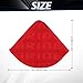 GMAPATS Universal Shift Boot Cover, Fabric Shifter Manual/Auto Shift Knob Boot Dust Cover, Red, for Car Interior Decoration