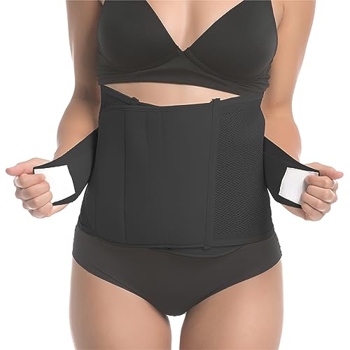 UpSpring Faja postpartum belly band after baby shapewear wrap large/xl black (Pack of 1)