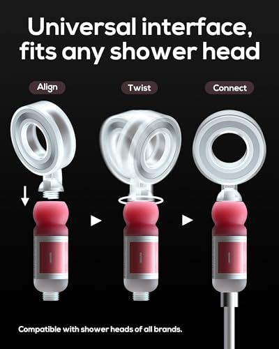 Cabezal de ducha de mano filtrado aromaterapia para agua dura miniatura 3