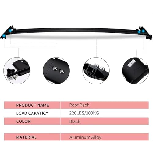 Barres de toit Toyota 4Runner 2010-2025 pour manque d'espace - 4
