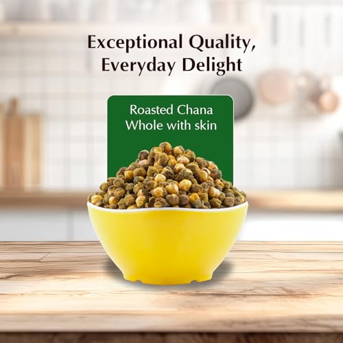 Image of Amazon Brand - Vedaka Roasted Chana Whole with skin 500 g