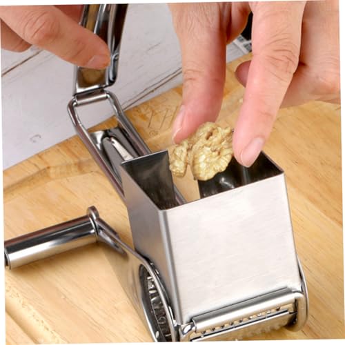 Rallador giratorio manual de queso de acero inoxidable miniatura 4