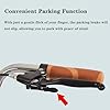 BEDOIN Adult Tricycle With Adjustable Handlebars,Two-Seater Cruiser Bike for Seniors,Single Speed Traditional Comfortable Cycling 16in pink #5