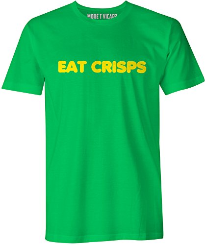 T-shirt vert avec slogan original en coton de taille Medium