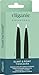 Price comparison product image Cliganic Eyebrow Tweezers Set: Slant & Point Precision Tip | Stainless Steel, for Men & Women