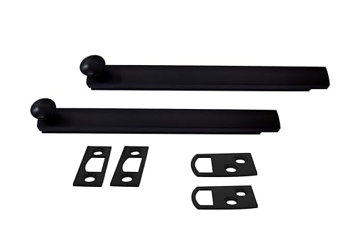 Miniatura 13 de QCAA Perno de superficie oculta de latón macizo resistente, 4 pulgadas, níquel satinado, paquete de 1, fabricado en Taiwán