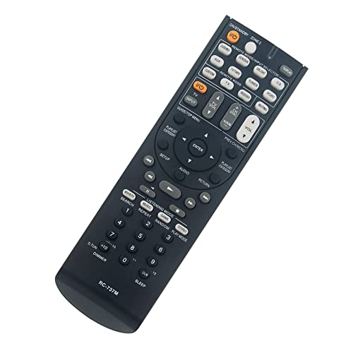 VINABTY RC-737M Replacement Remote Control Compatible with Onkyo AV Receiver RC737M remote control TXSR507 TX-SR507 TX-SR577 HTR67 TXSR577 RT24140737 - Image 2