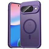 EASDNB für Google Pixel 10 Hülle für Magsafe, Magnetisch Handyhülle für Pixel 10 Hülle, Kameraschutz Stoßfeste Kratzfeste Durchscheinende Schutzhülle für Google 10, Lila