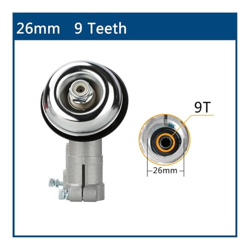 Tête de débroussailleuse 26 mm 9T avec tête d'engrenage for tondeuse à gazon électrique - 3
