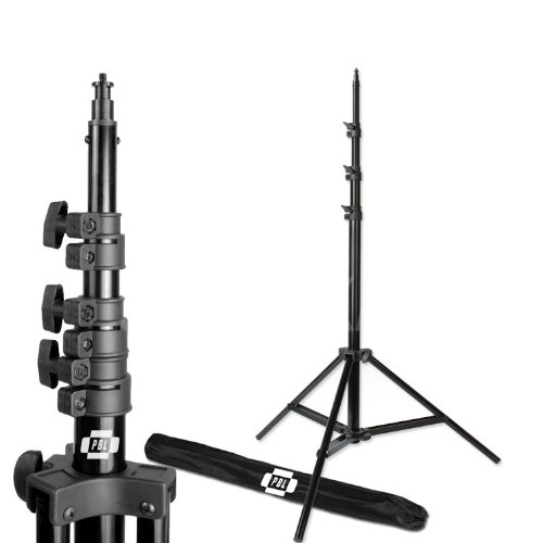 PBL Pro Heavy Duty 8ft Light Stand, Air Cushioned, for Photo or Video Photographic Lighting