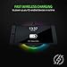 Razer Charging Pad Chroma RGB: 10W Fast Wireless Charger - for Apple iPhone/Android - Google Pixel, Samsung Galaxy and Other Qi Enabled Devices - Soft-Touch Rubber Top - Includes USB-C Cable