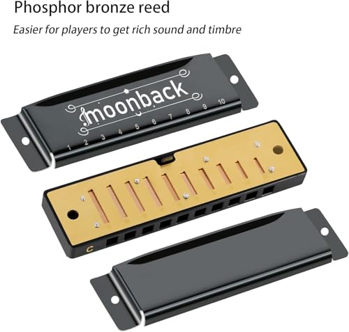 Harmonica Holder Set – 10 Hole Diatonic Blues Harmonica in C Key, Adjustable Holder for Beginners to Professionals - Les Beatles, Paul McCartney, John Lennon, RIngo Starr, George Harrison Harmonica Holder Set - 10 Hole Diatonic Blues Harmonica in C Key, Adjustable Holder for Beginners to Professionals – Image 7