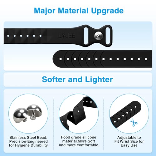 Image of Motion Sickness Bracelets for Travel: Acupressure Anti Nausea Wristband for Morning Sickness - Sea Sickness Wristbands for Car Boat Air - Nausea Bands for Motion Sickness Light Purple