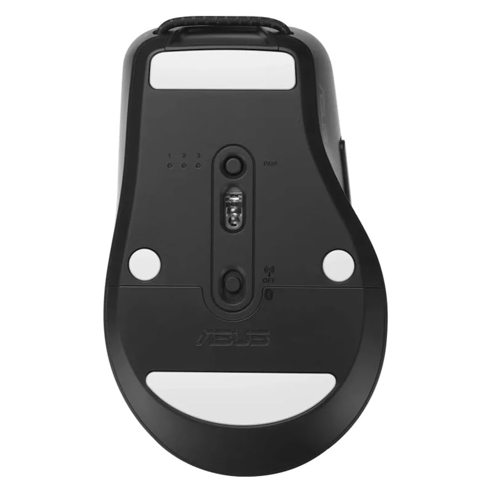 ASUS MD200 Maus Büro Beidhändig RF Wireless + Bluetooth Optisch 4200 DPI schwarz