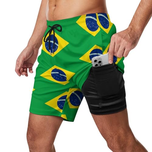 Flag Men's Swim Trunks Short Beach Shorts Swimming Trunks with Pockets2