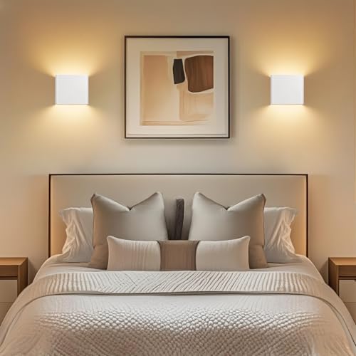 Lampara pared sin cables USB recargable para pasillo y dormitorio con luces LED ajustables 6