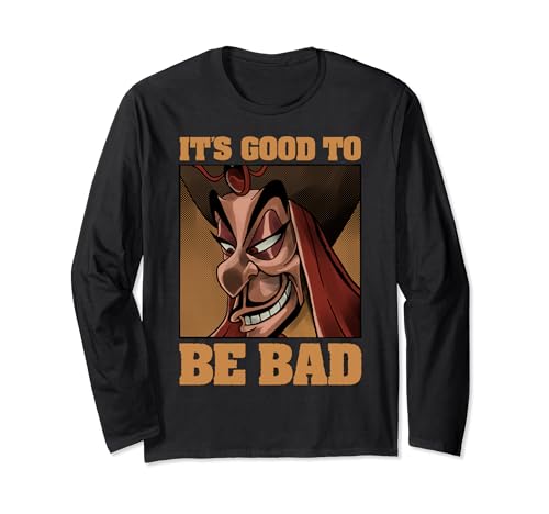 T-shirt Jafar Disney Villains à manches longues noir pour adulte