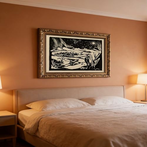 Impression sur toile John Andreas Savio | Cadre suspendu 61 cm