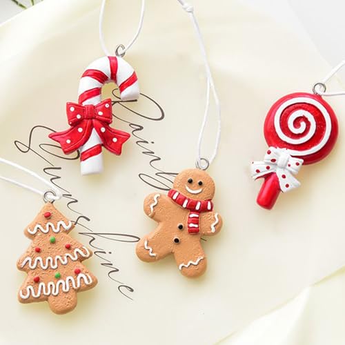 Pendentif résine 3D incassable pour décoration de Noël intérieure extérieure durable - 7