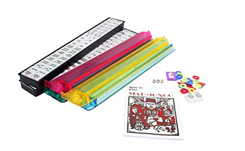Set de Mahjong Americano con Bolsa Roja y 166 Fichas miniatura 3
