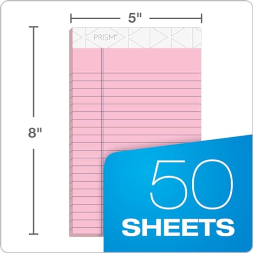 Bloc-notes pour listes de tâches Tops Prism carnet ligné 5x8 nomade - 6