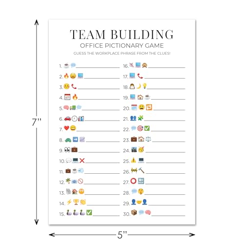 InvitationHouse Team Building Office Pictionary Juego de Mesa miniatura 2