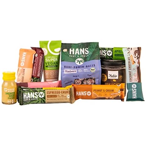 HANS Brainfood Süßigkeiten Box Premium - Snackbox Naschbox Geschenk/Snacks Geschenkideen zu Ostern & Geburtstag I Nervenfutter Geschenkbox für mehr Energie im Alltag Cover