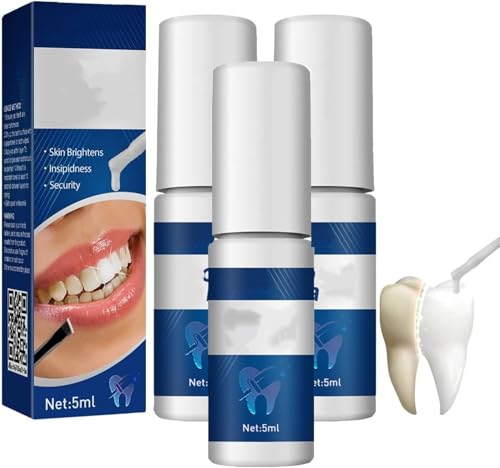 Pintura Blanqueadora Dental Instantánea, Pasta Dental Reafirmante y Blanqueadora, Pulidor Dental Portátil, Limpiador Dental, Quitamanchas Dentales, Recupera una Sonrisa Segura