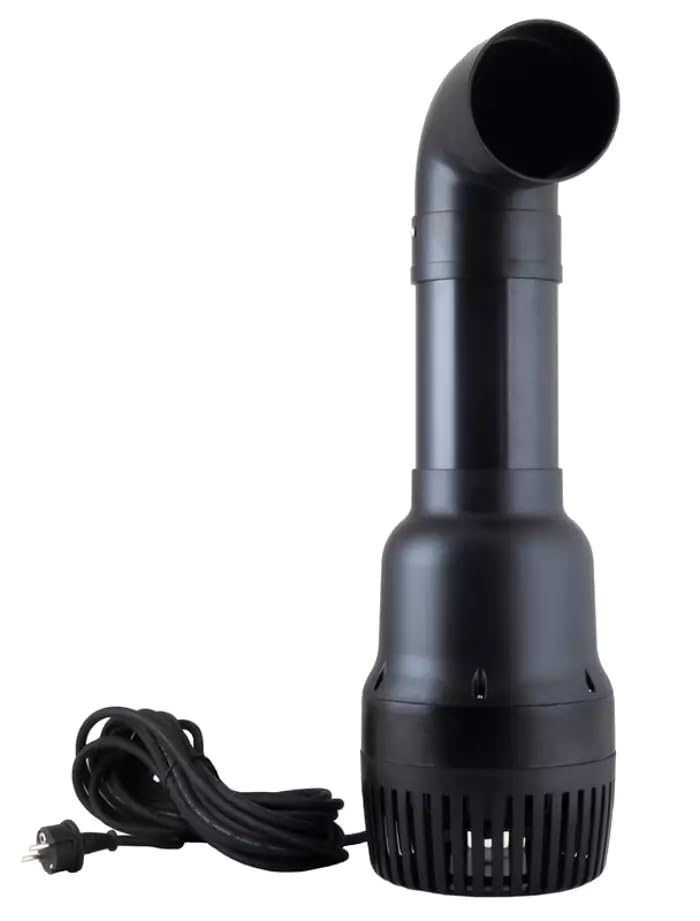HAPPET JKP 55 000 Pompe tubulaire – 55 000 l/h – Pompe basse pression pour cascades, étangs, filtres et fontaines, silencieuse, économe en énergie, essieu céramique