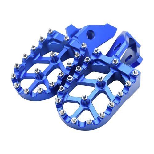 バイク ステップペダル サーロン サーロン サーロン ウルトラ フォー ビー UB用 オートバイ用 CNCアルミフットペグ ブラケットペダル フットペグ 電動モトクロスバイク(Ultra Bee Blue)