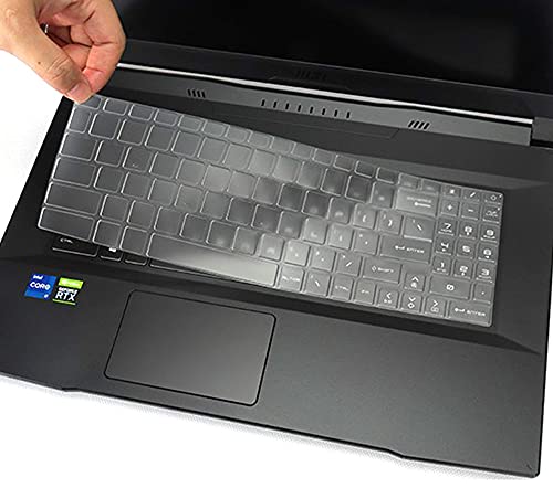 Keyboard Cover for 2023 MSI Stealth 17/16 Studio/Raider GE78HX GE68HX,MSI Katana GF66 GF76 11UE 12UE/Sword 15 17/Pulse GL66 GL76 /Crosshair 15 16 17,MSI Cyborg Modern 15/Creator M16/Prestige 16 Skin