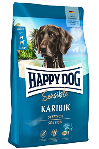 Happy Dog Sensible Karibik M 1 kg - Trockenfutter, Geschmacksrichtung Seefisch