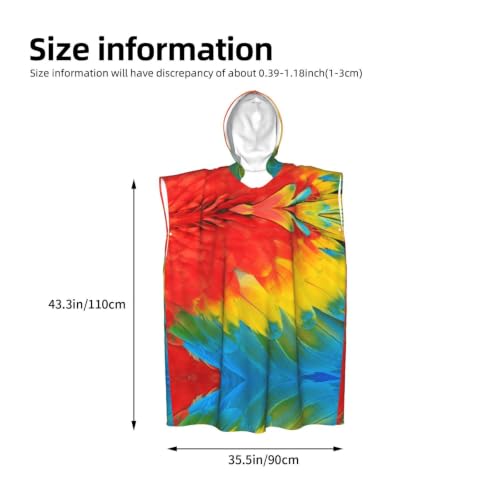 Serviette de plage poncho à capuche de qualité supérieure pour le surf - 4