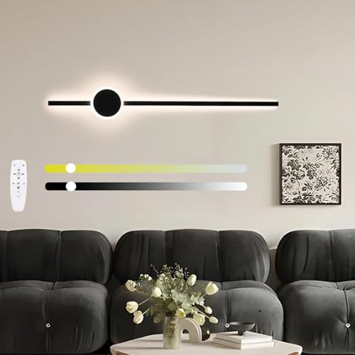 Aplique de pared LED regulable 3000K-6500K interior de aluminio de 60cm 2