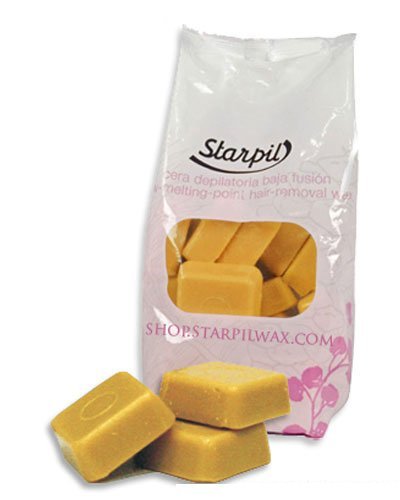 Starpil Wax - Natural Honey Hard Wax Tablets (2.2 lb/33 oz Bag)