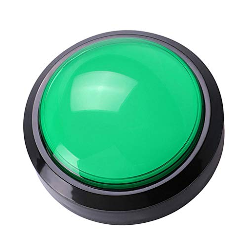 geneic 100mm Grote Ronde Drukknop LED Verlicht met Microschakelaar voor DIY Arcade Game Machine Onderdelen DC12V Grote Dome Lichtschakelaar