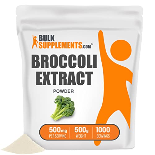 Bulksupplements.com Broccoli Extract Powder - Vegetable Powder - Sulforaphane Supplement - Vegetable Supplements For Adults - Immunity Supplement - Broccoli Florets Extract (500 Grams - 1.1 Lbs) #TOP11