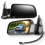 SCITOO Side View Mirrors Fit For 1992 1993 1994 For Chevy Blazer 1988-1999 Pickup Truck 1992-1999 Suburban Power Manual Folding Exterior Mirrors GM1320122 GM1321122