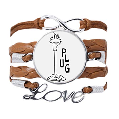 Bracelet à trois trous DIY chaîne d'amour et dessin manuel personnalisé