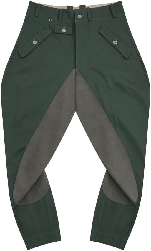 【実物】WWⅡドイツ軍騎兵下士官乗馬ズボン☆革当て付き☆コレクション用 実物】WWⅡドイツ軍騎兵下士官乗馬ズボン☆革当て付き☆コレクション用