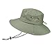 Produktbild Fenverk Sonnenhut Herren Damen UV Schutz Safari Hut Faltbar Sommerhut Gartenhut Wasserdicht Outdoor Buschhut Fischerhut (Ich grau)