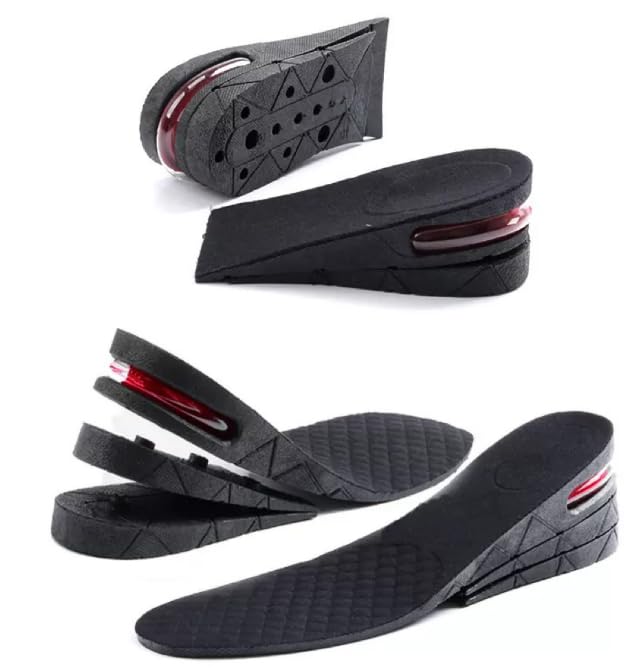 Plantillas invisibles unisex con aumento de altura ajustable 7.5 cm miniatura 7