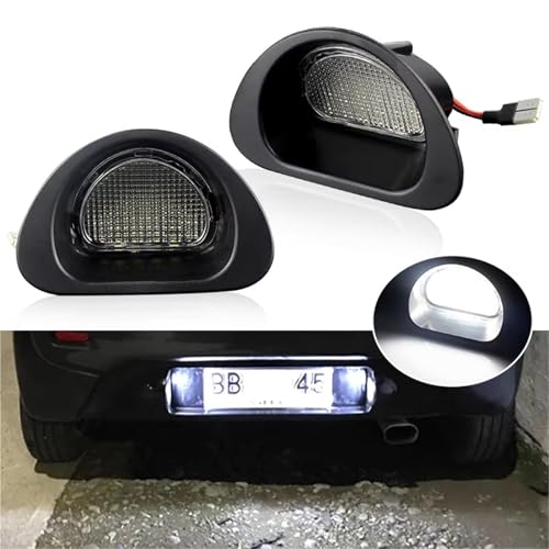 Luces LED para matrícula Citroen C1 MK1 de 2005 a 2013 con bombilla trasera de recambio OEM 6340E2 6