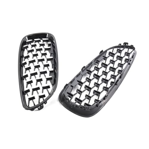 Rejilla frontal estilo diamante negro cromado que transforma tu BMW Z4 E89 2
